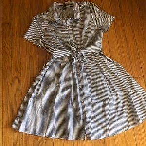 Button-Up Shirt Dress